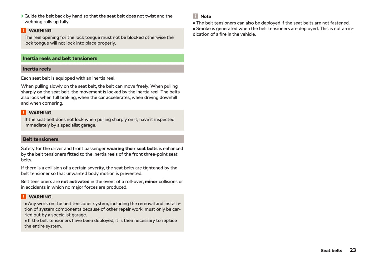 2018-2019 Skoda Rapid Owner's Manual | English