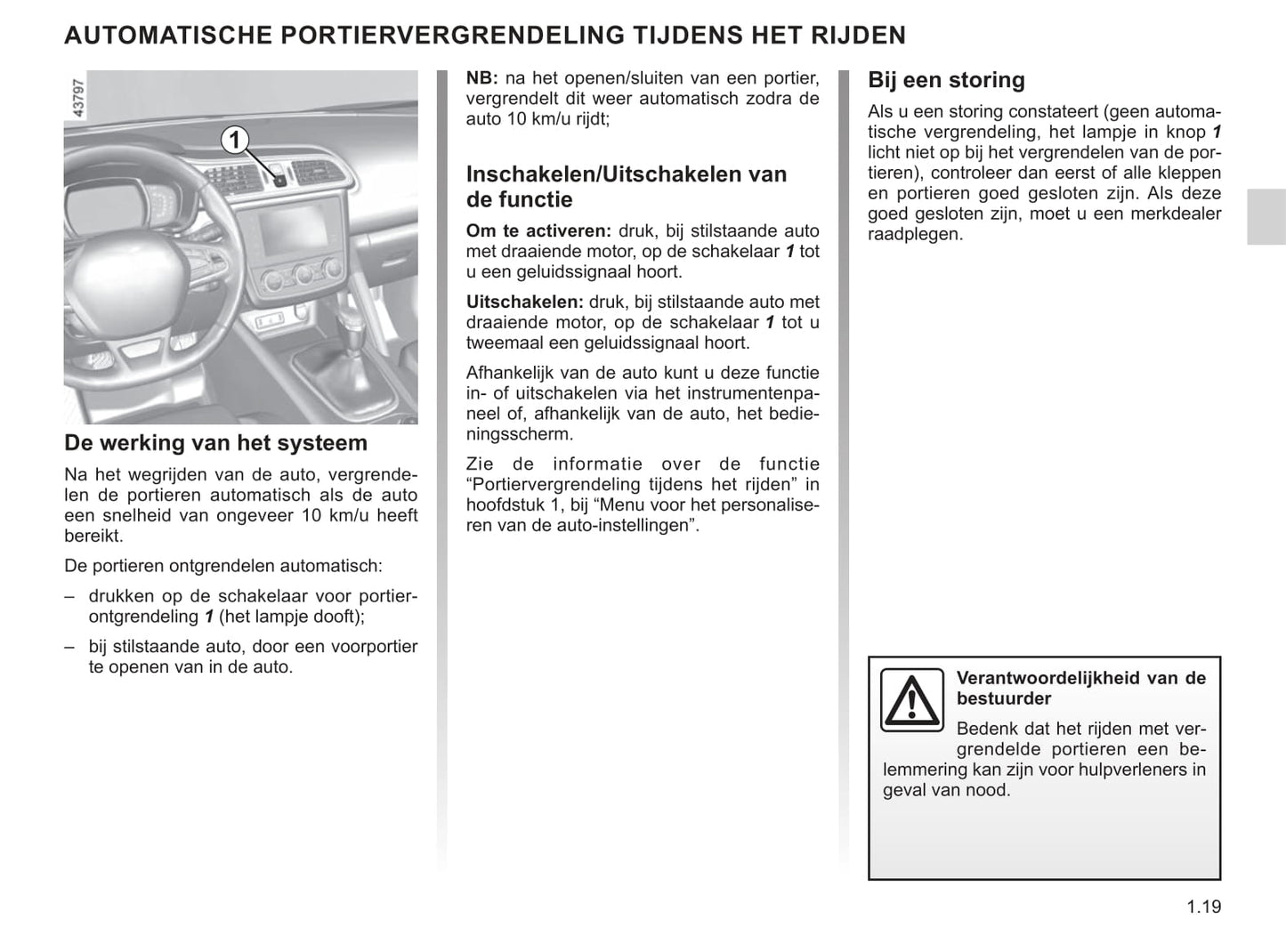 2021-2022 Renault Kadjar Bedienungsanleitung | Niederländisch