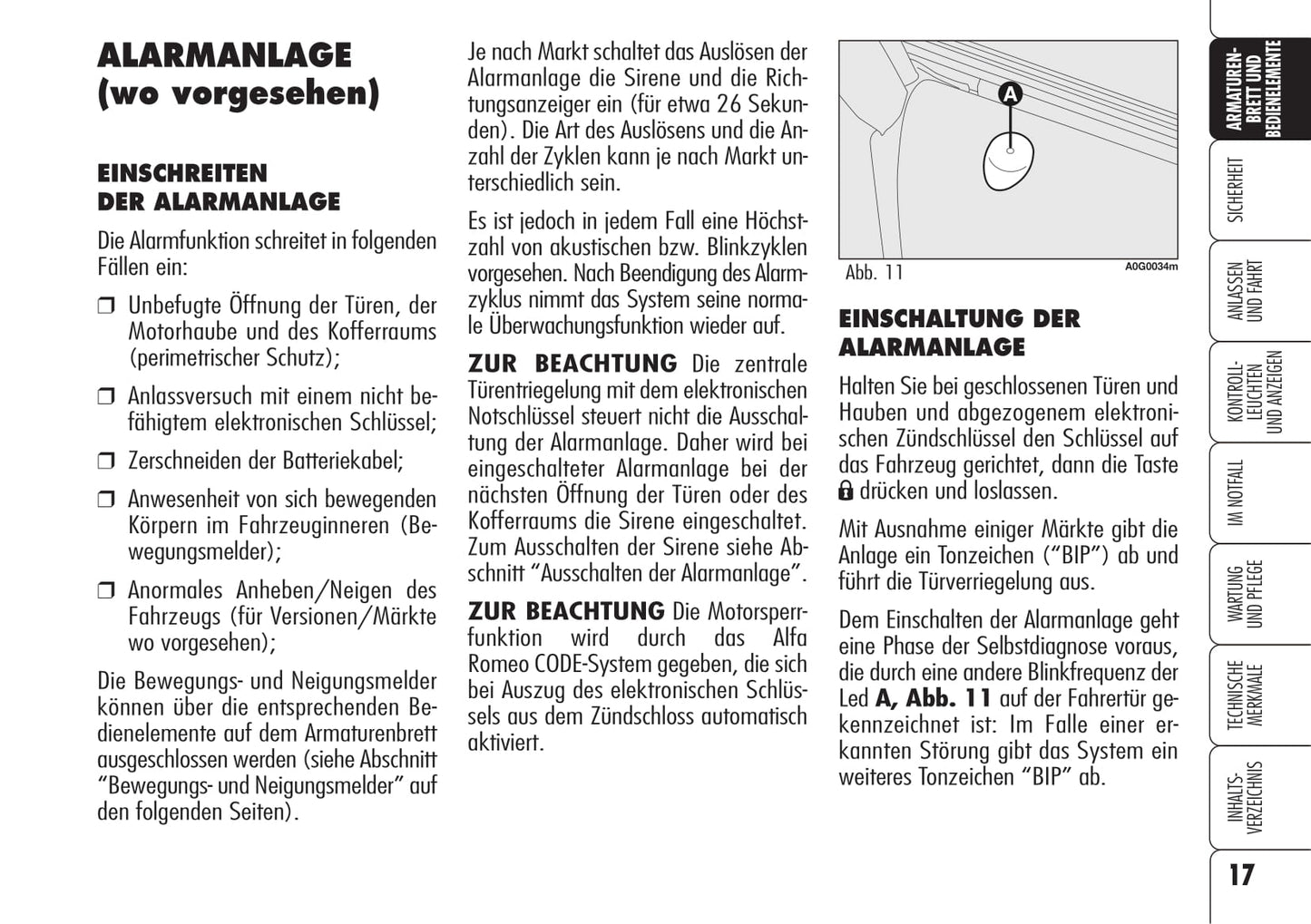 2006-2008 Alfa Romeo Spider Bedienungsanleitung | Deutsch