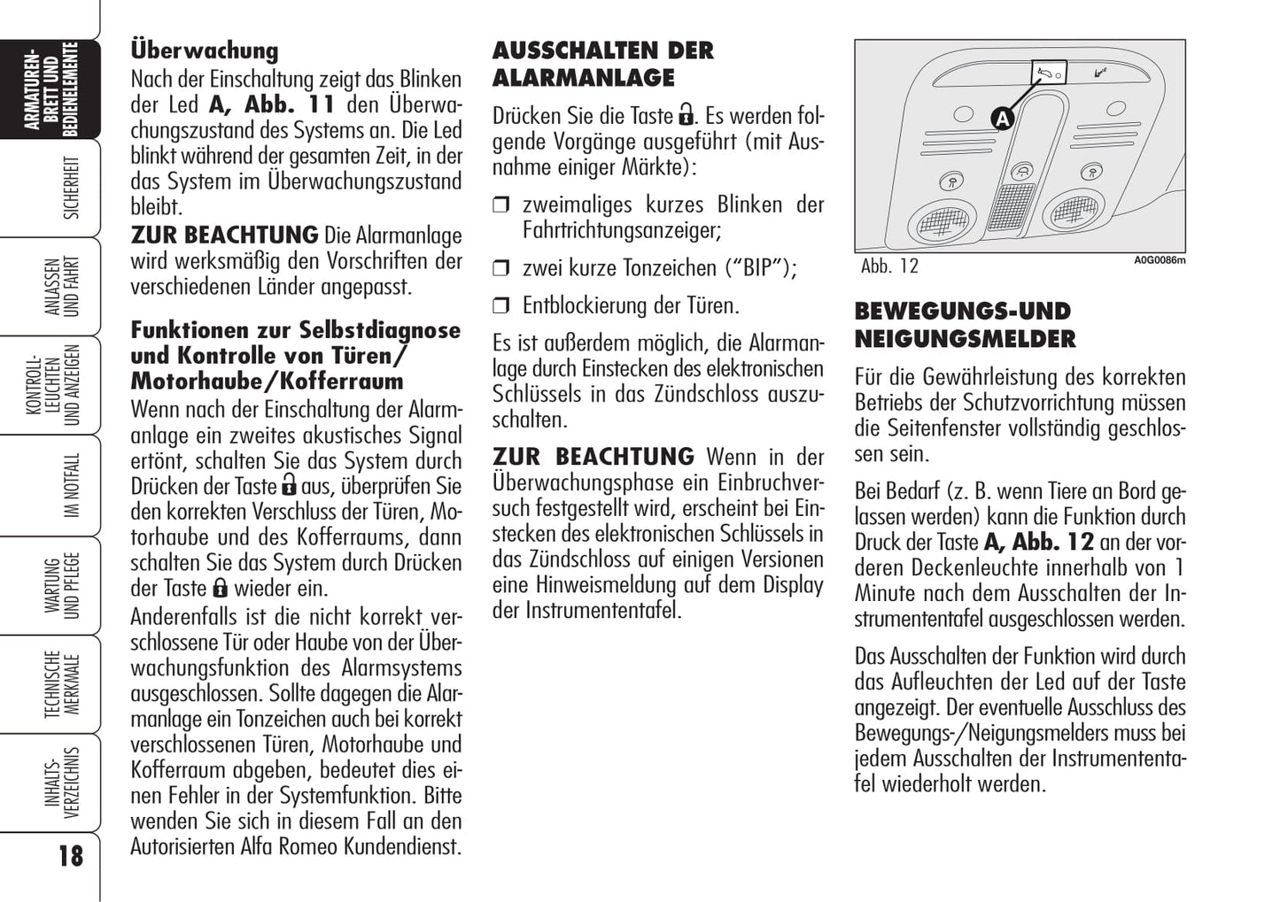 2006-2008 Alfa Romeo Spider Bedienungsanleitung | Deutsch