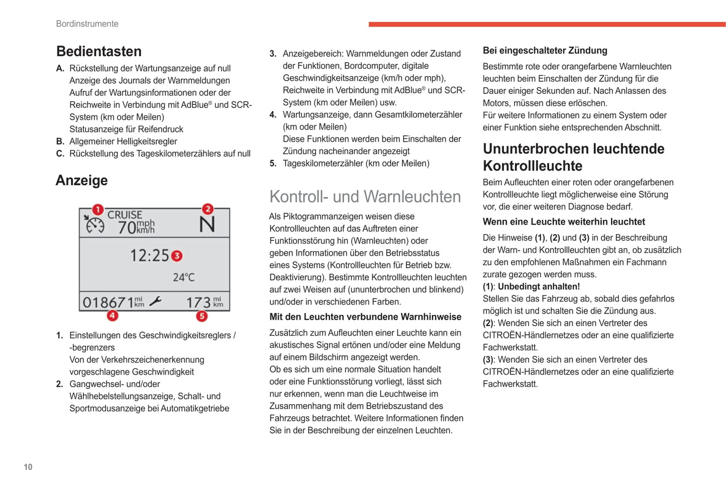 2021-2024 Citroën C3 Aircross Bedienungsanleitung | Deutsch