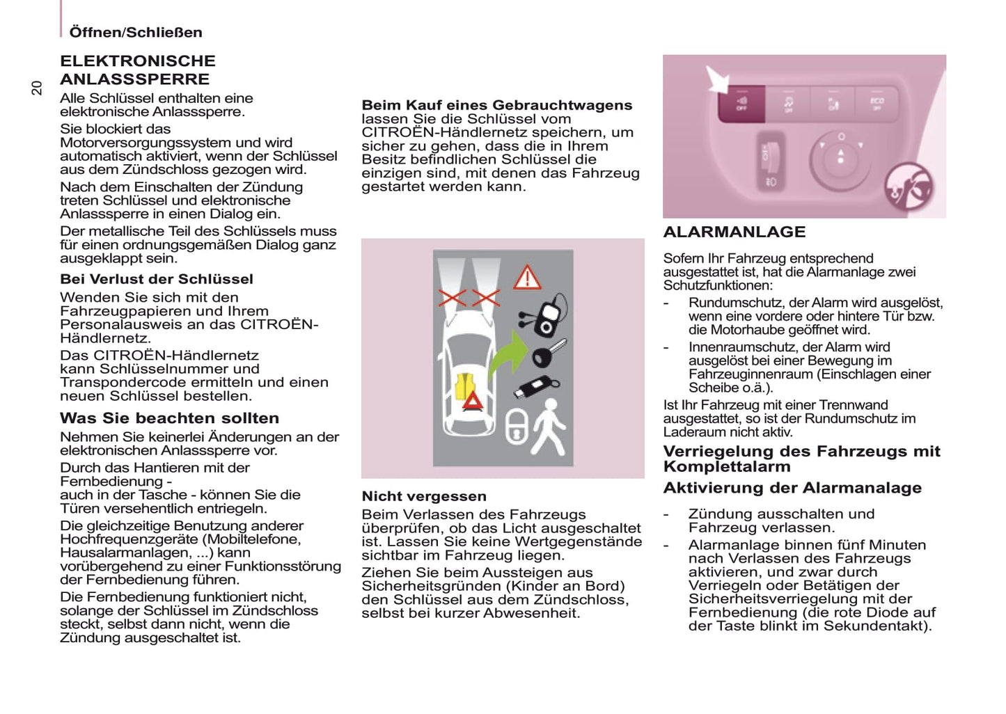 2016-2017 Citroën Berlingo Owner's Manual | German