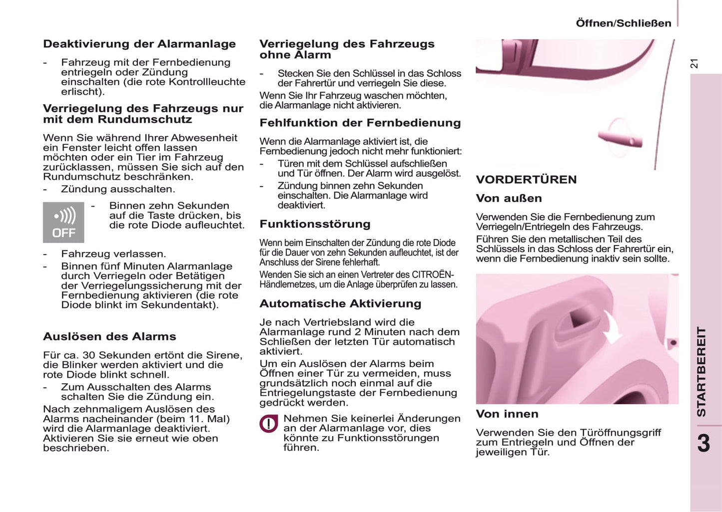 2016-2017 Citroën Berlingo Owner's Manual | German