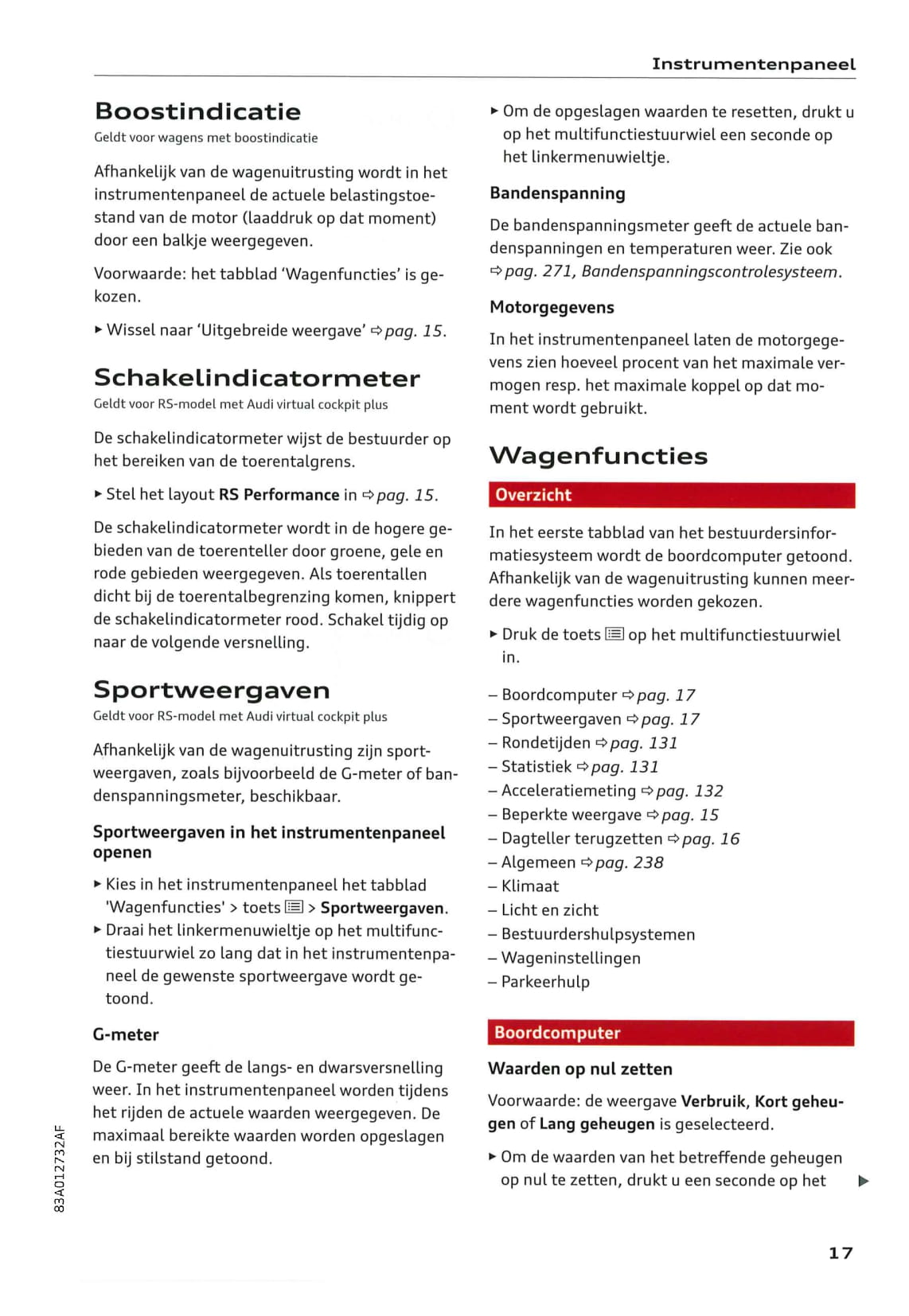 2018-2021 Audi Q3/Q3 Sportback/RS Q3 Owner's Manual | Dutch