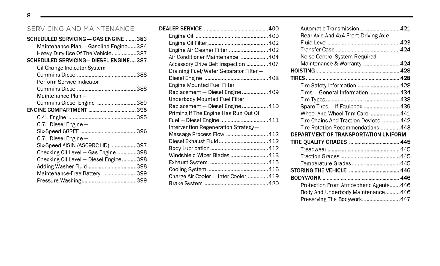 2020 Ram 2500/3500 Owner's Manual | English