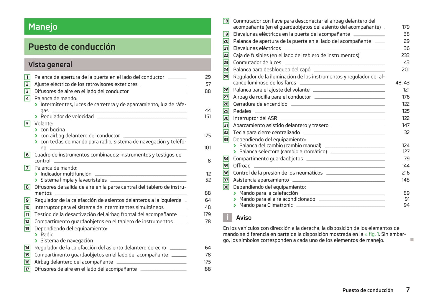 2013-2018 Skoda Yeti Bedienungsanleitung | Spanisch
