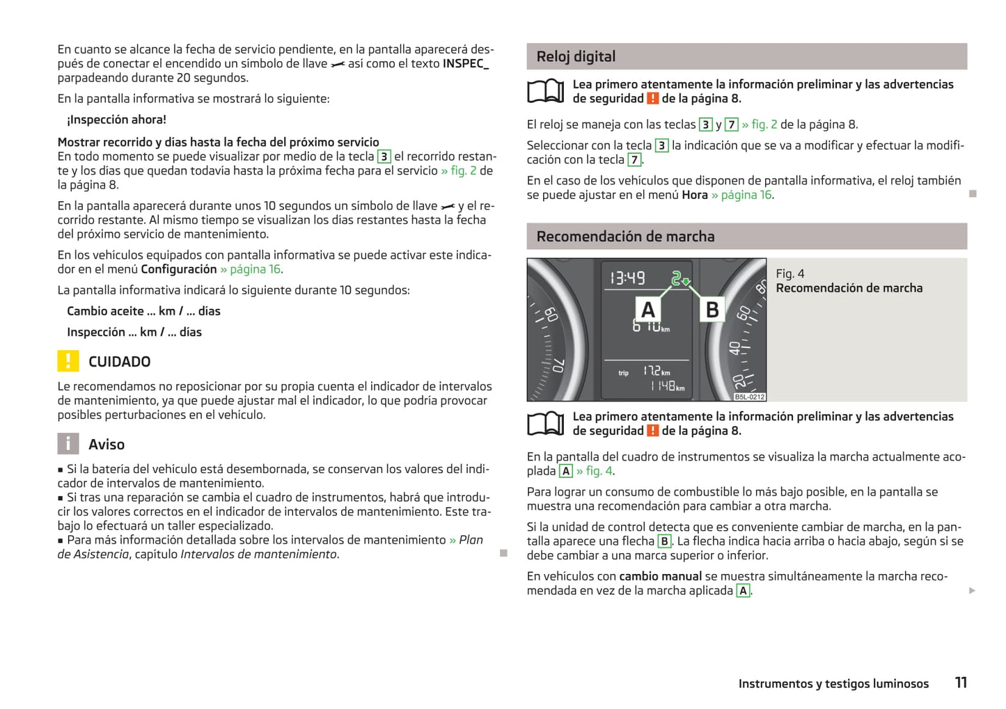2013-2018 Skoda Yeti Bedienungsanleitung | Spanisch