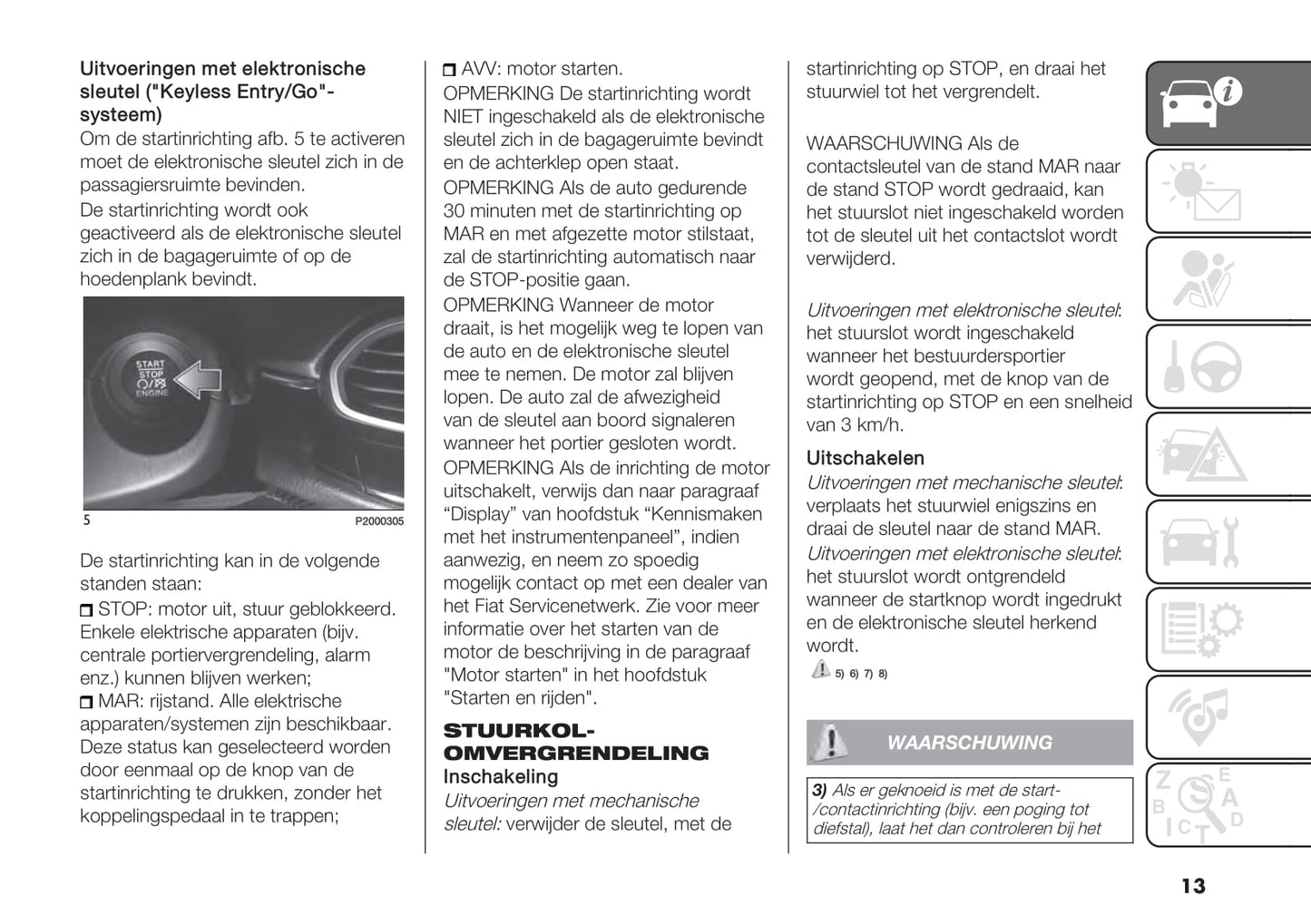 2020-2021 Fiat Tipo Bedienungsanleitung | Niederländisch