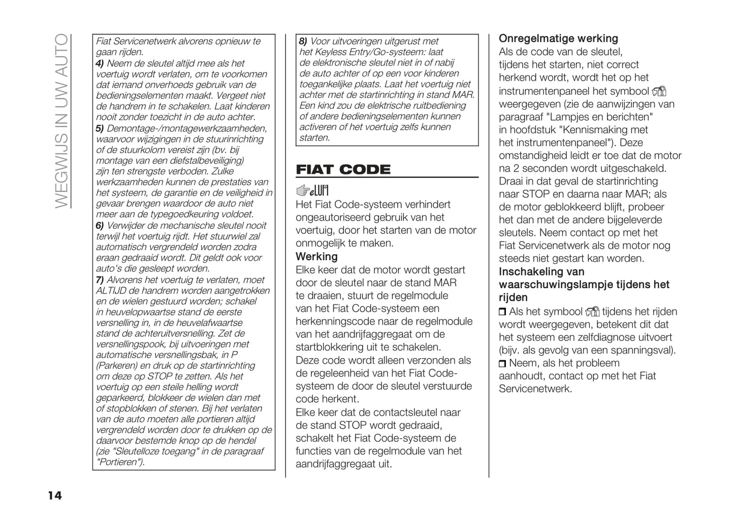 2020-2021 Fiat Tipo Bedienungsanleitung | Niederländisch