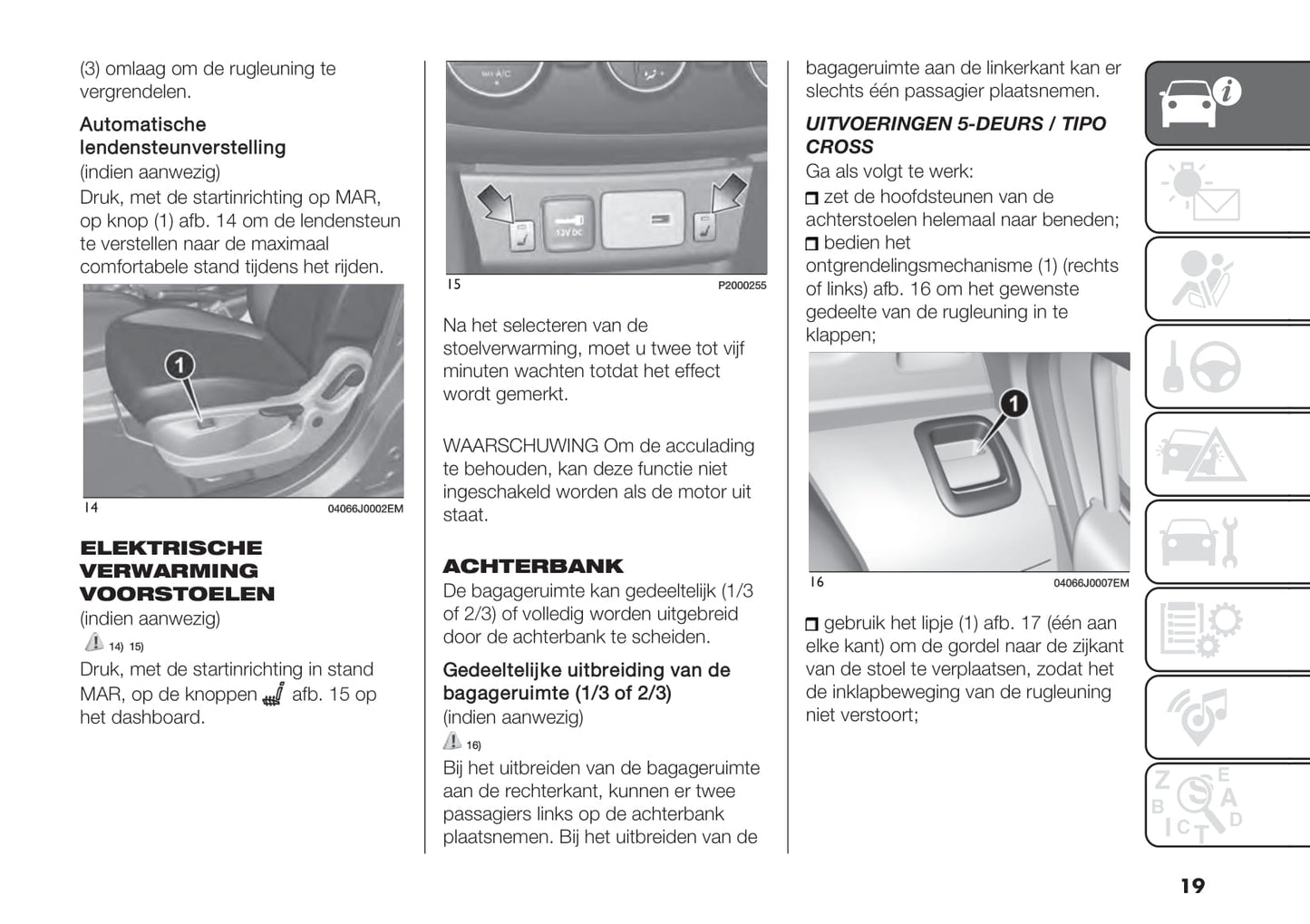2020-2021 Fiat Tipo Bedienungsanleitung | Niederländisch