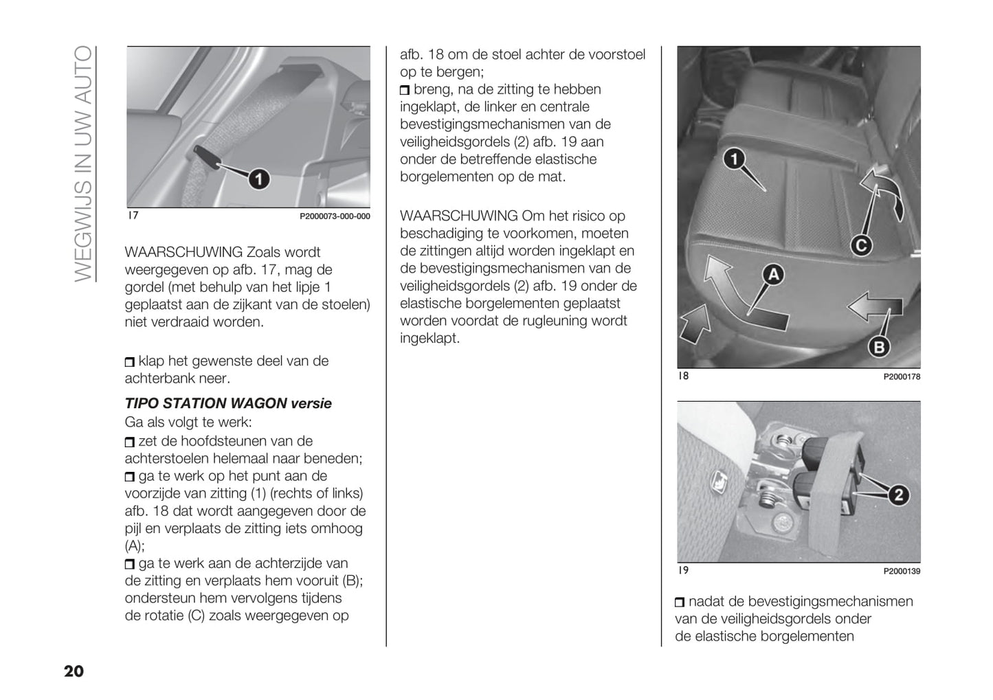 2020-2021 Fiat Tipo Bedienungsanleitung | Niederländisch