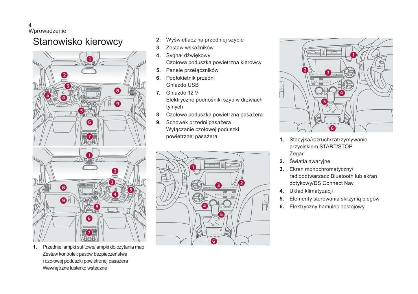 2016-2018 DS Automobiles DS 5 Bedienungsanleitung | Polnisch