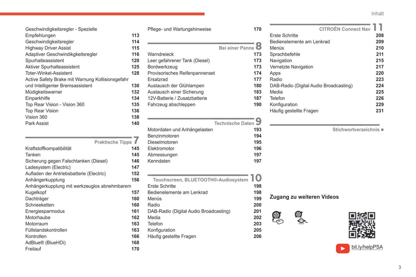 2020-2021 Citroën C4/e-C4 Bedienungsanleitung | Deutsch