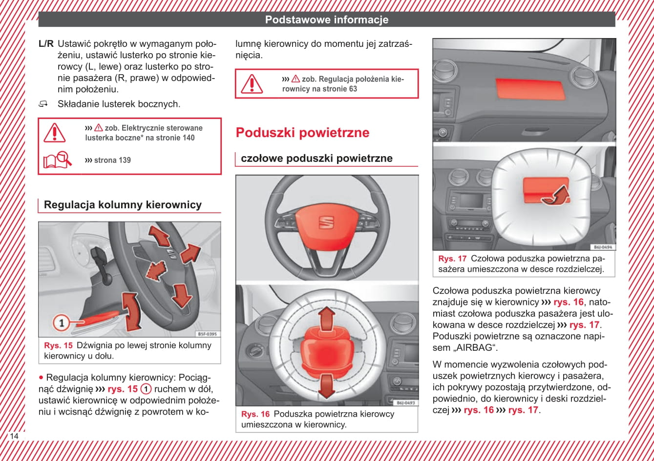 2015-2017 Seat Ibiza Bedienungsanleitung | Polnisch