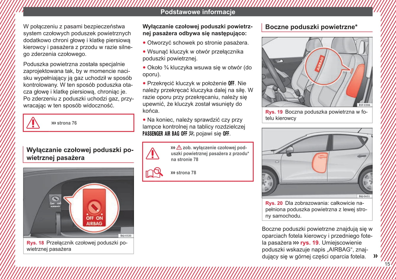 2015-2017 Seat Ibiza Bedienungsanleitung | Polnisch