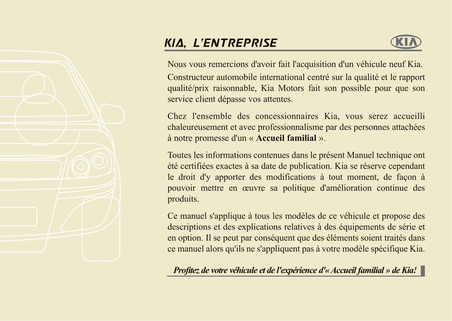2013-2014 Kia Venga Owner's Manual | French