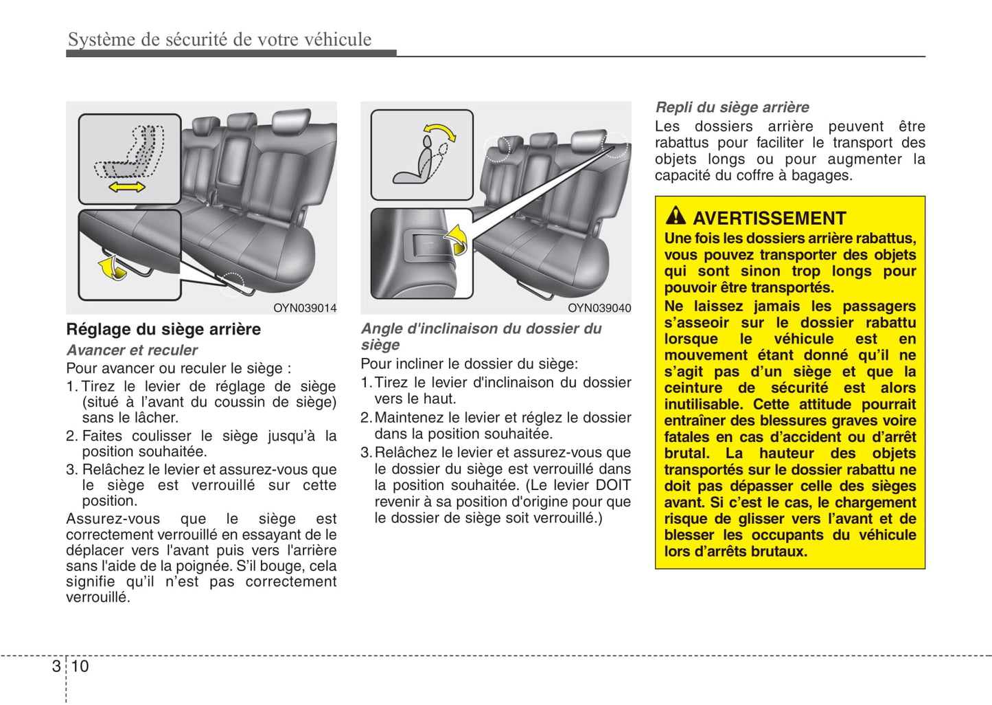 2013-2014 Kia Venga Owner's Manual | French