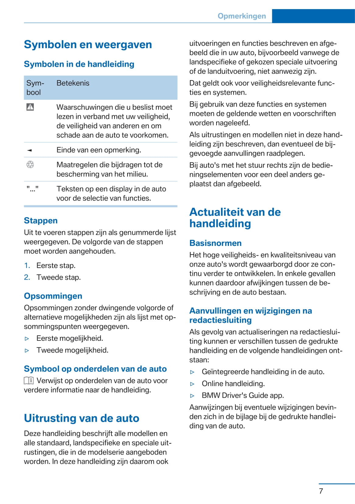 2017-2018 BMW X1 Bedienungsanleitung | Niederländisch