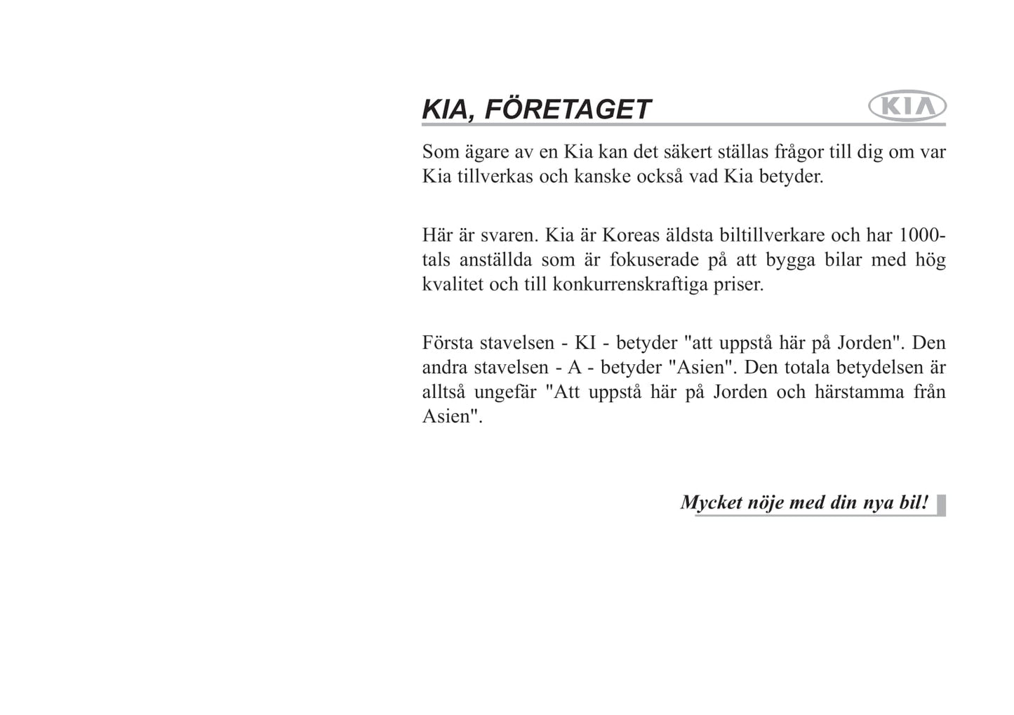 2009-2010 Kia Soul Bedienungsanleitung | Svenska