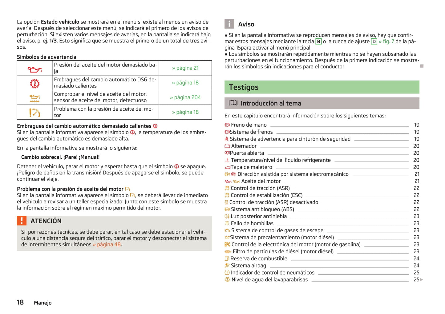2009-2014 Skoda Yeti Bedienungsanleitung | Spanisch
