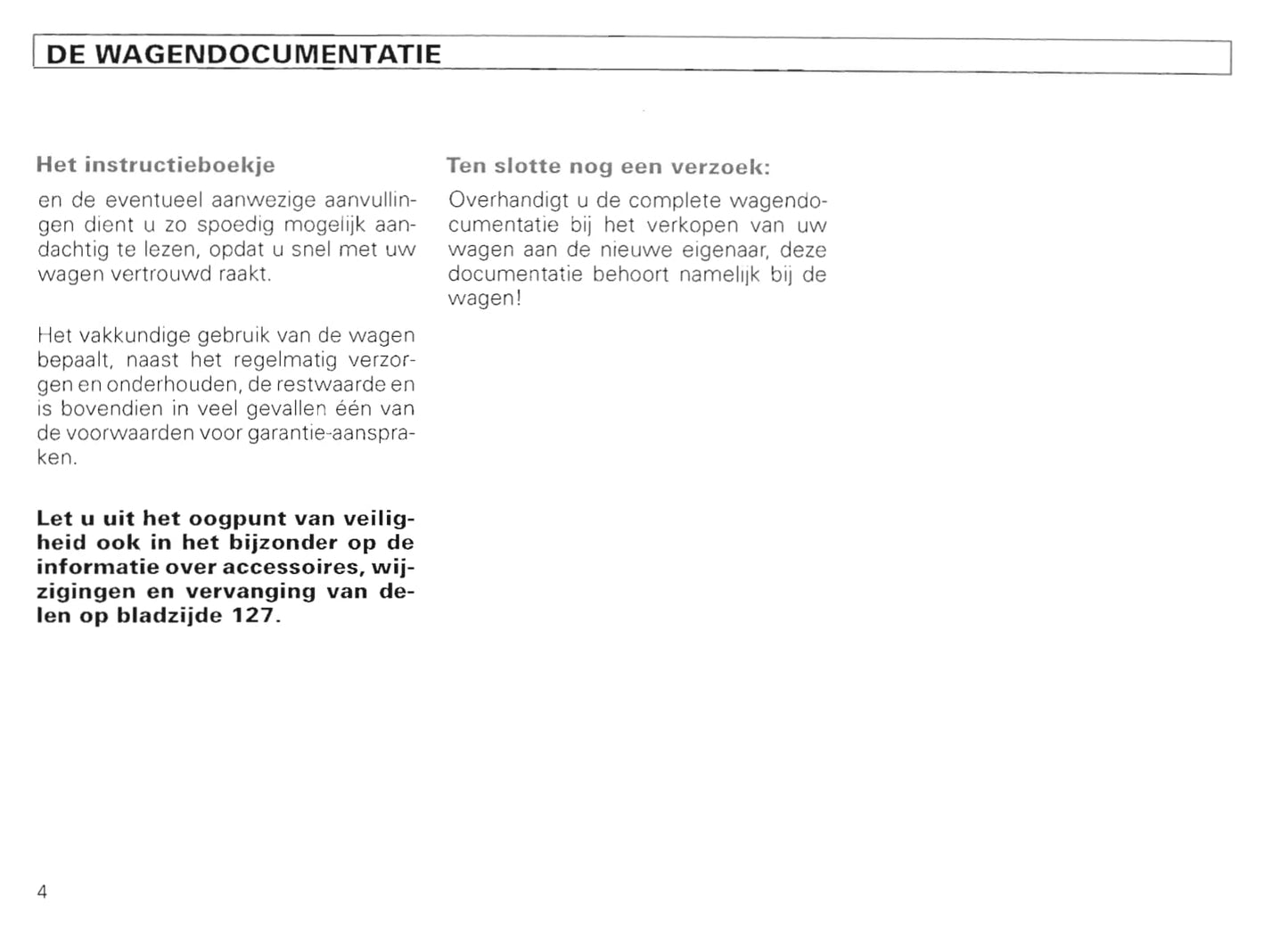 1994-1999 Volkswagen Polo/Variant Owner's Manual | Dutch