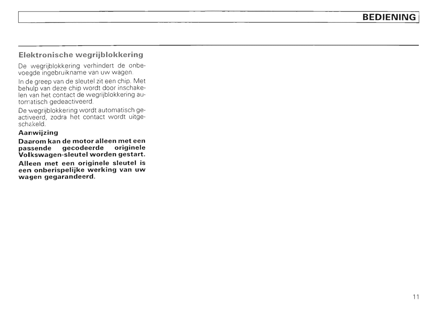 1994-1999 Volkswagen Polo/Variant Owner's Manual | Dutch