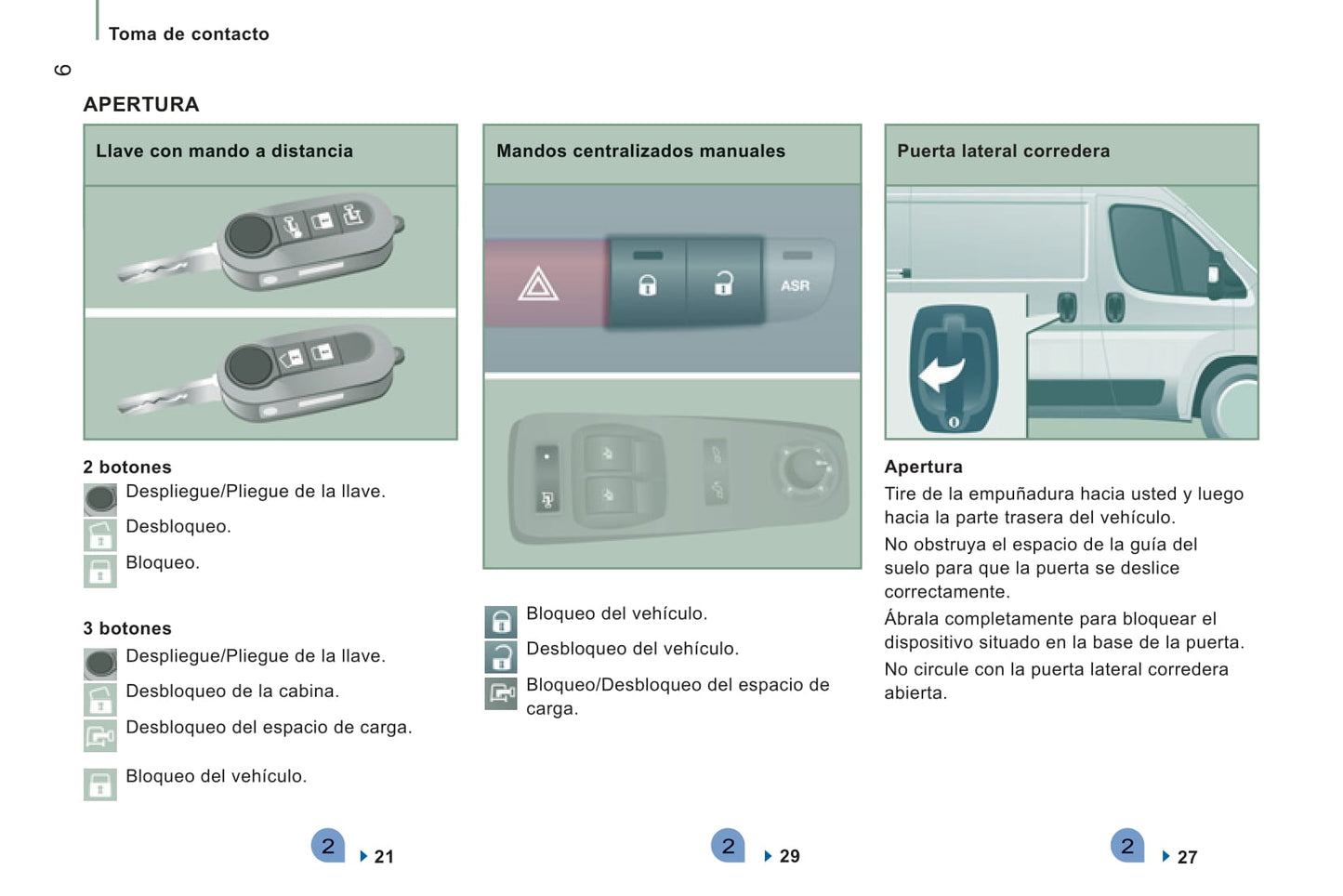 2013-2014 Citroën Jumper Owner's Manual | Spanish