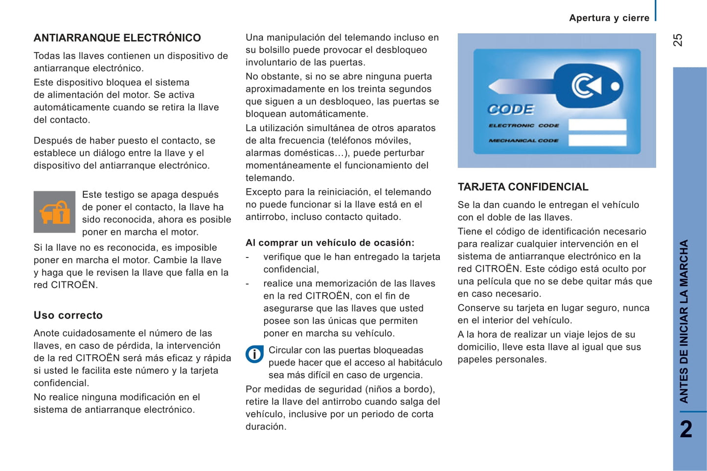 2013-2014 Citroën Jumper Owner's Manual | Spanish