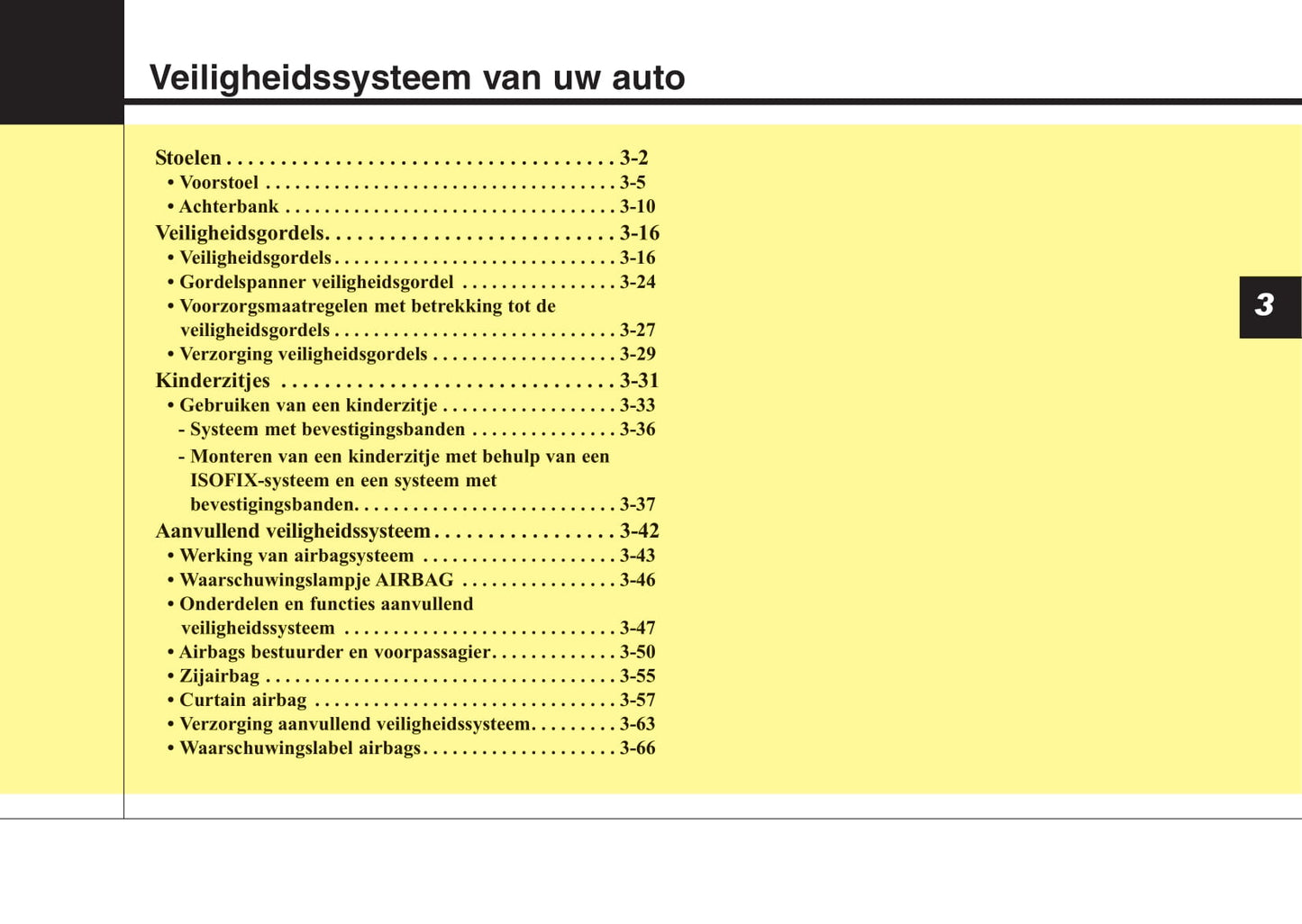 2013-2014 Kia Sportage Owner's Manual | Dutch