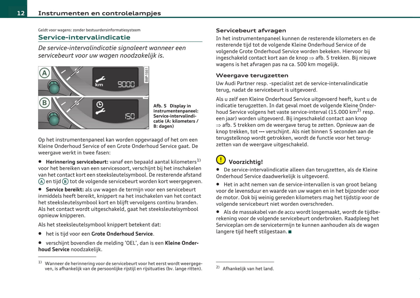 2008-2013 Audi A3 Bedienungsanleitung | Niederländisch