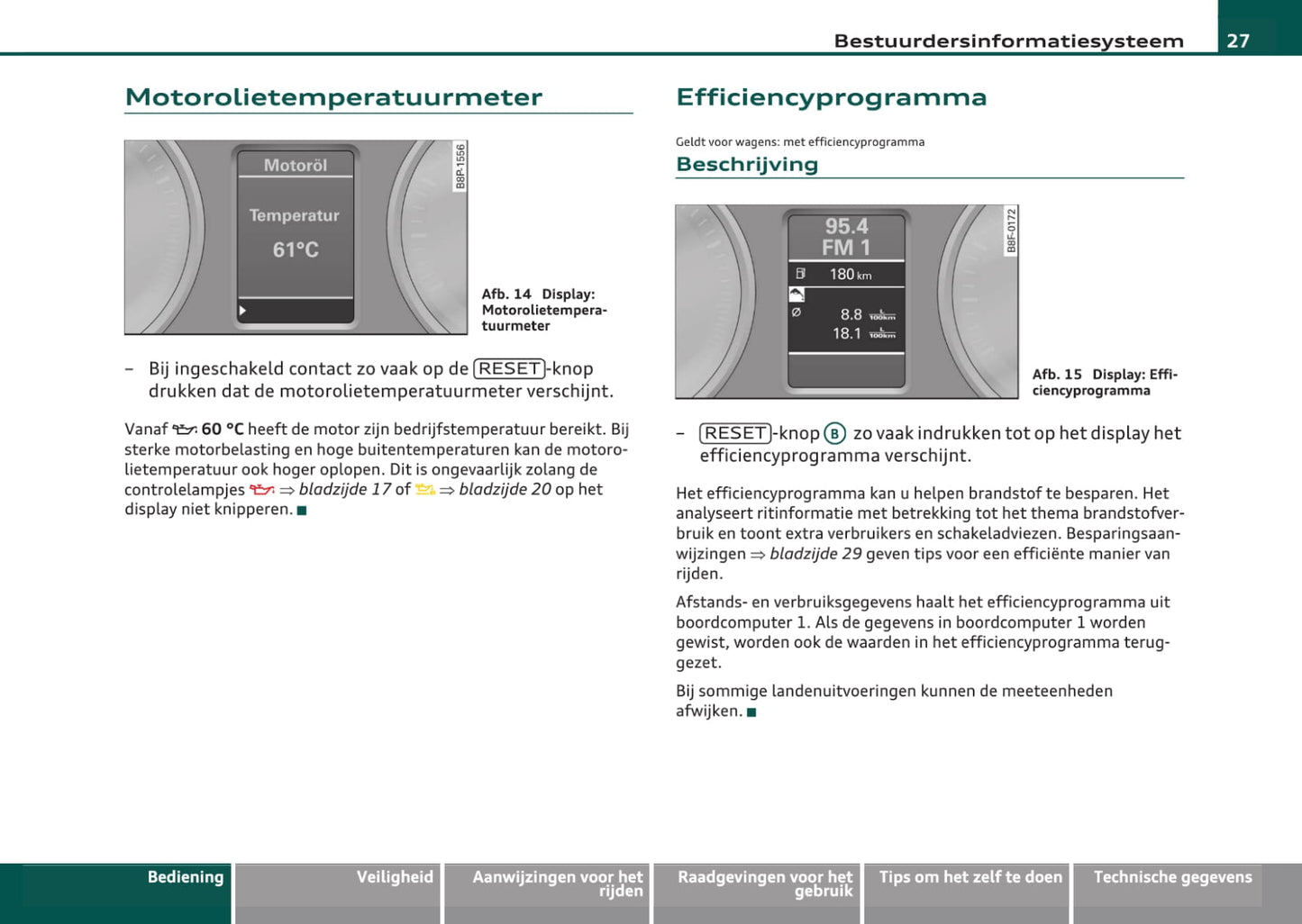 2008-2013 Audi A3 Bedienungsanleitung | Niederländisch