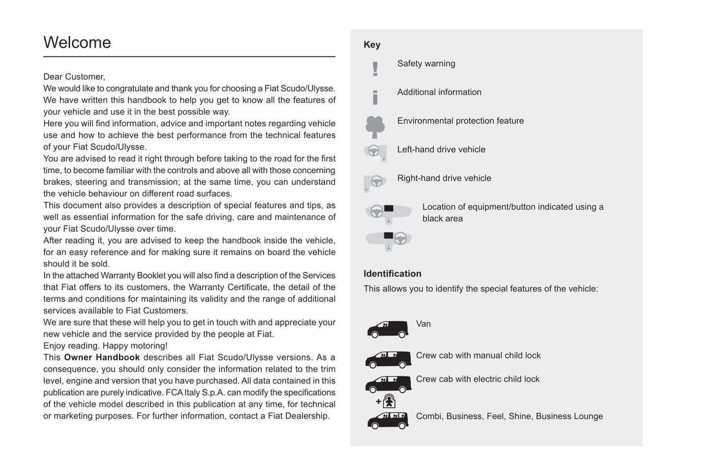 2022-2023 Fiat Scudo Ulysse Bedienungsanleitung | Englisch