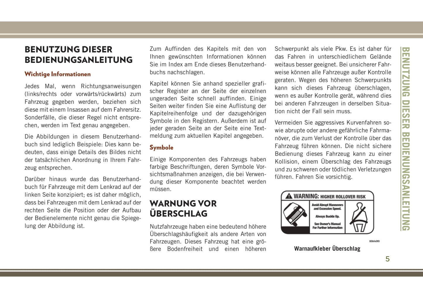 2018-2019 Jeep Grand Cherokee Bedienungsanleitung | Deutsch