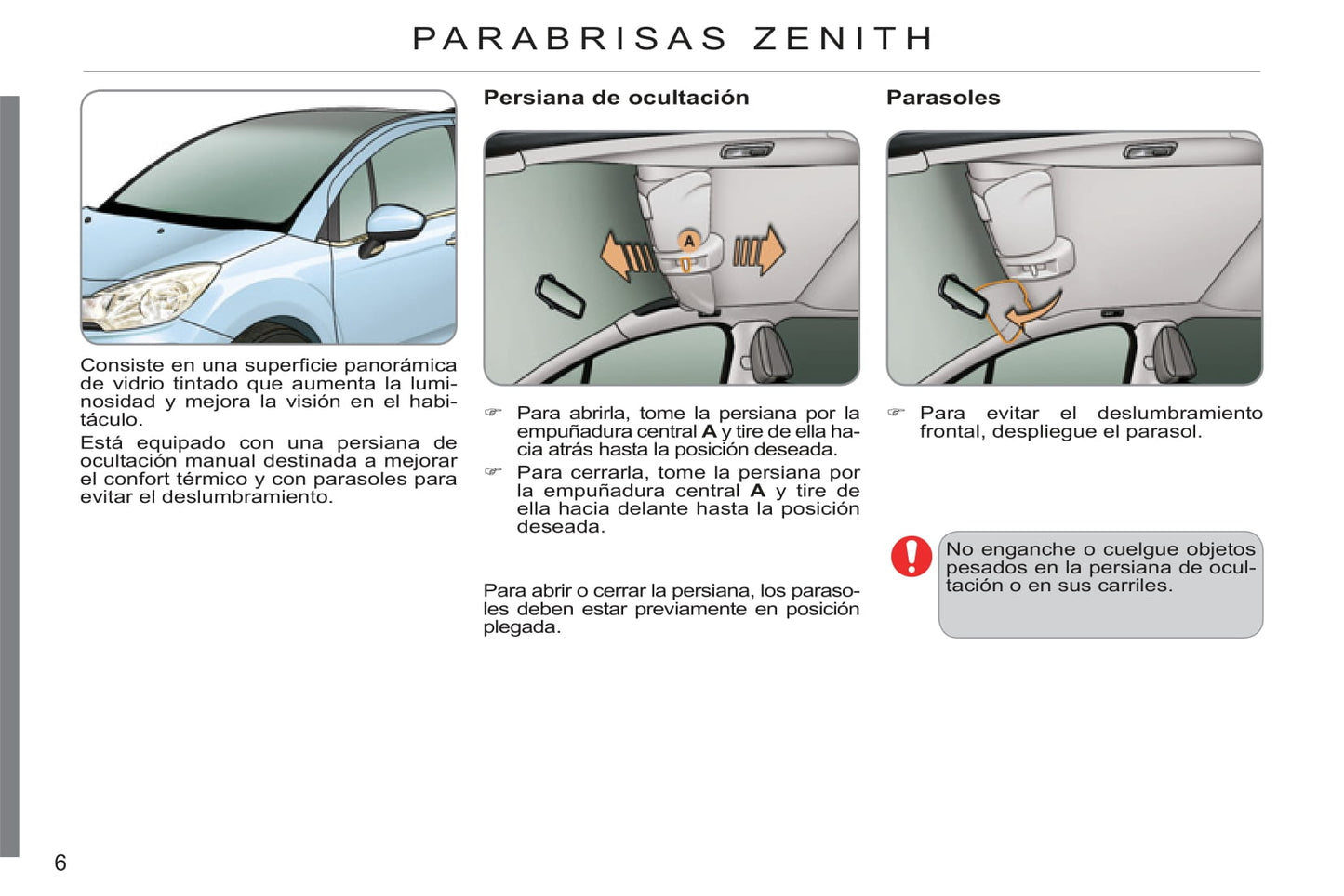 2011-2013 Citroën C3 Owner's Manual | Spanish