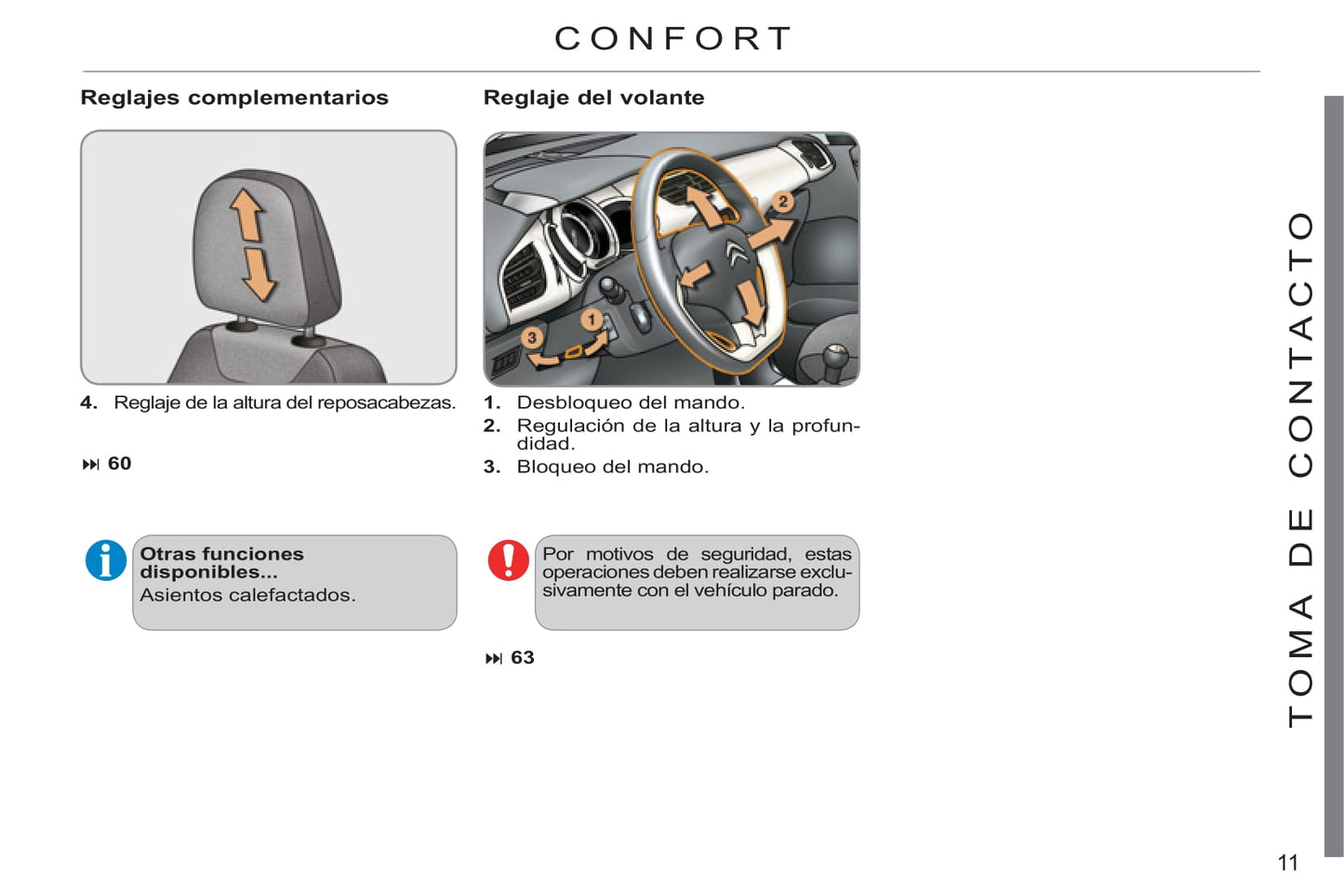 2011-2013 Citroën C3 Owner's Manual | Spanish