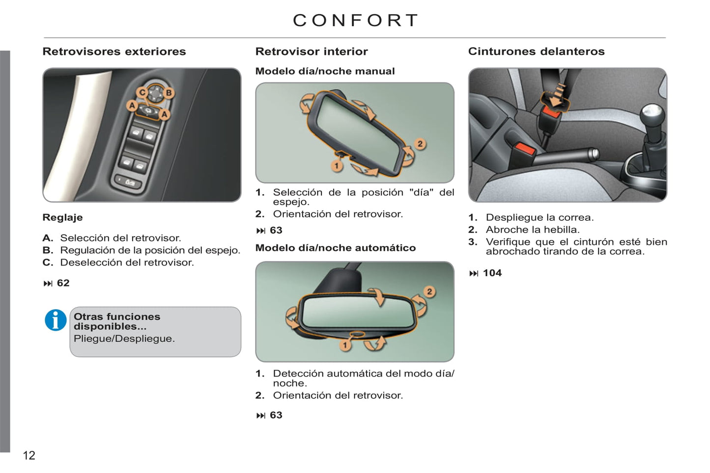 2011-2013 Citroën C3 Owner's Manual | Spanish