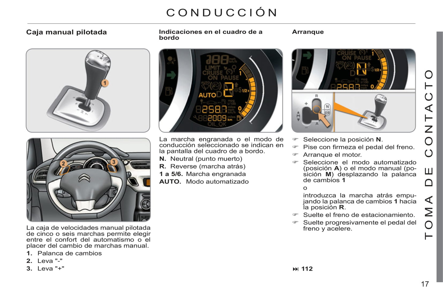 2011-2013 Citroën C3 Owner's Manual | Spanish
