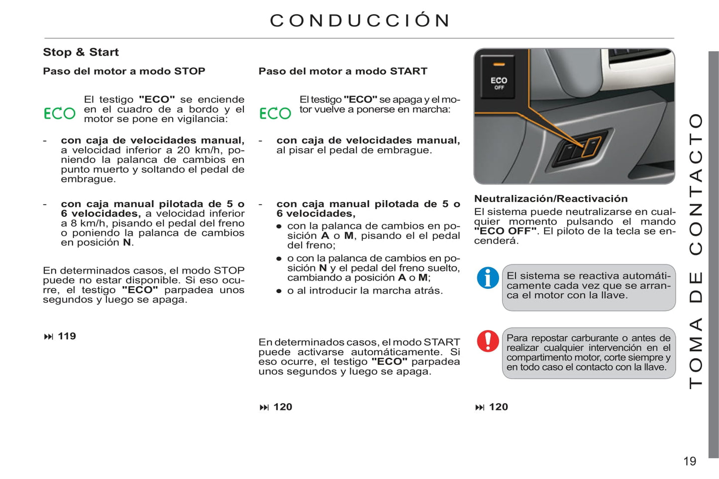 2011-2013 Citroën C3 Owner's Manual | Spanish