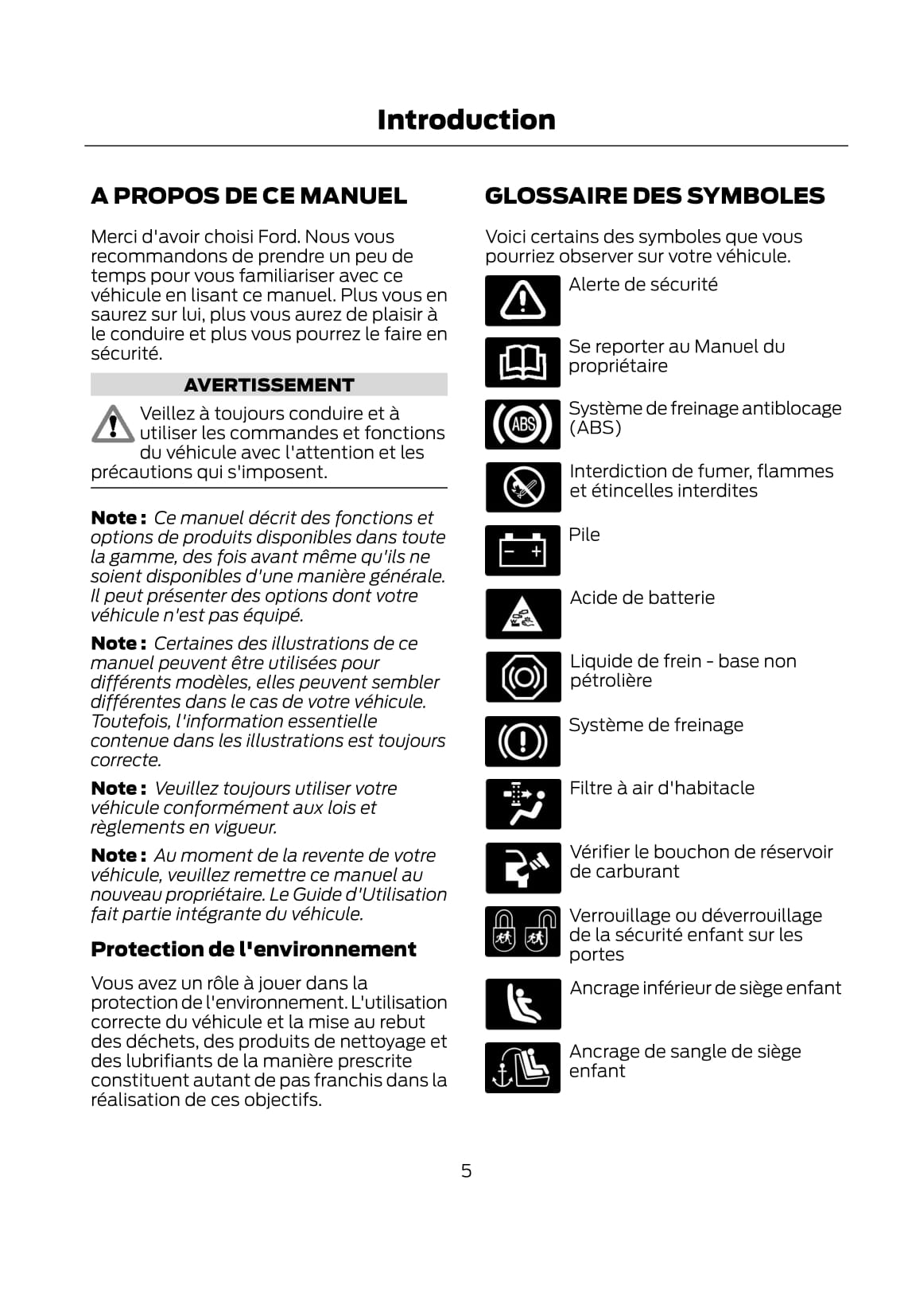 2012-2014 Ford B-Max Owner's Manual | French