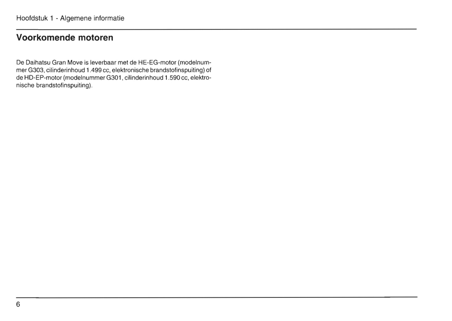 1999-2002 Daihatsu Gran Move Owner's Manual | Dutch