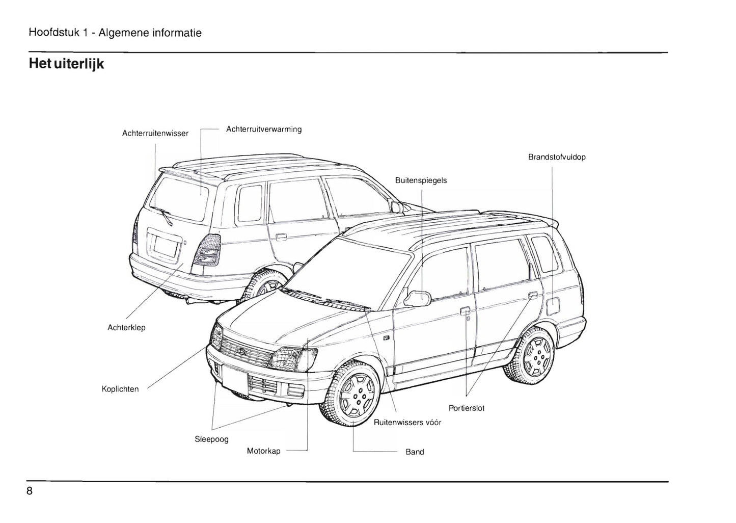 1999-2002 Daihatsu Gran Move Owner's Manual | Dutch