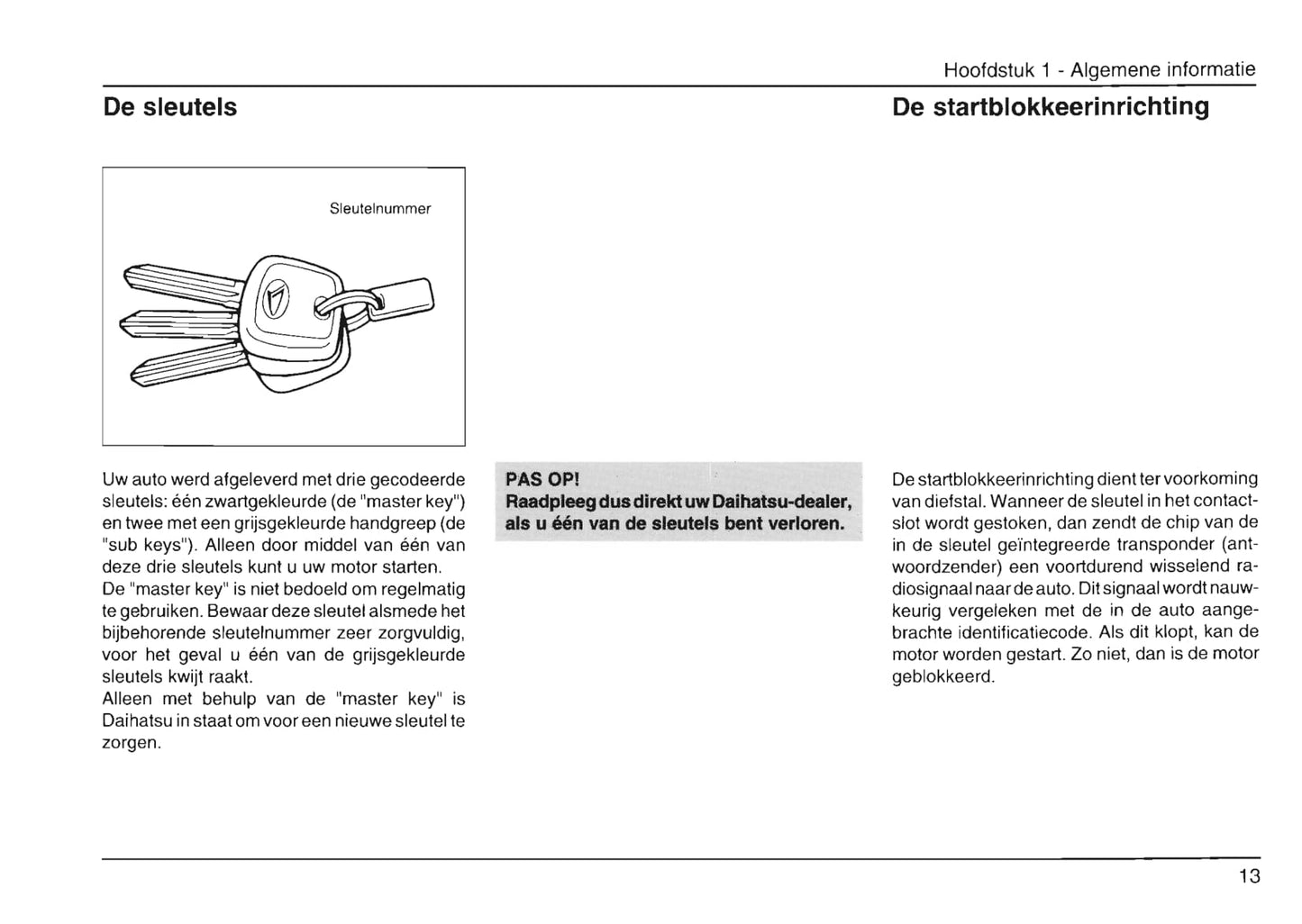 1999-2002 Daihatsu Gran Move Owner's Manual | Dutch
