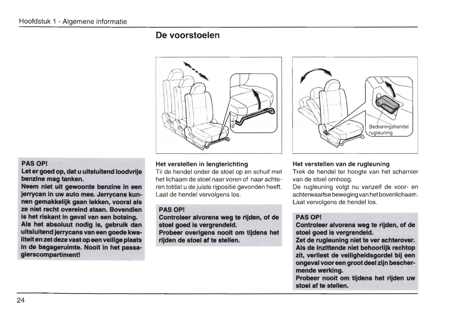 1999-2002 Daihatsu Gran Move Owner's Manual | Dutch