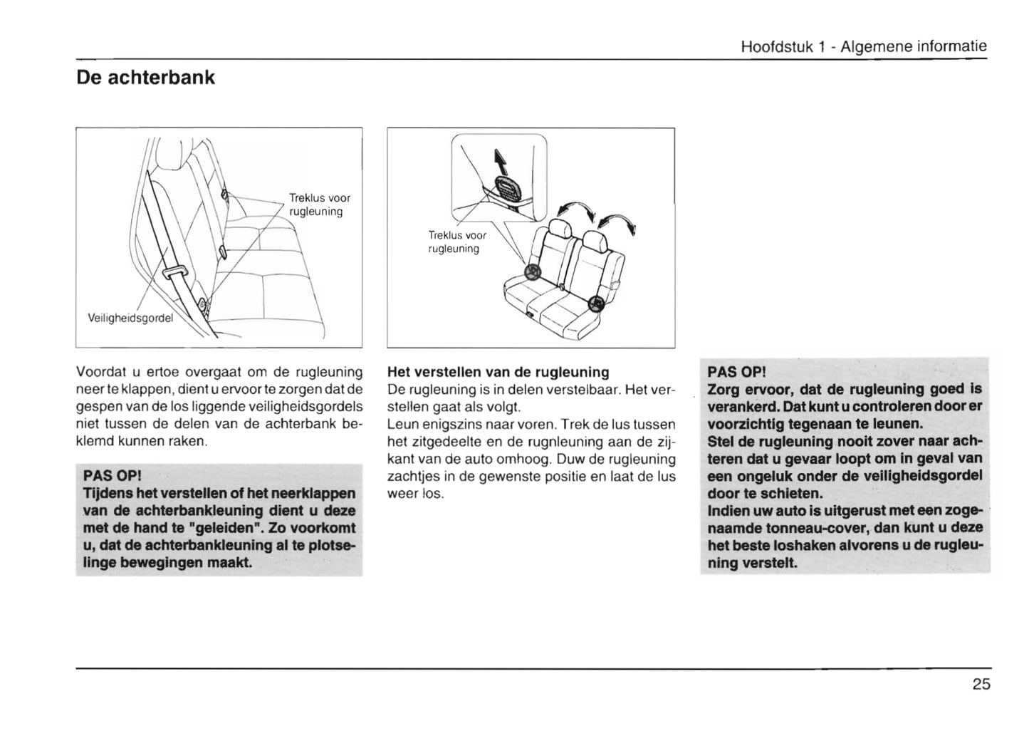 1999-2002 Daihatsu Gran Move Owner's Manual | Dutch