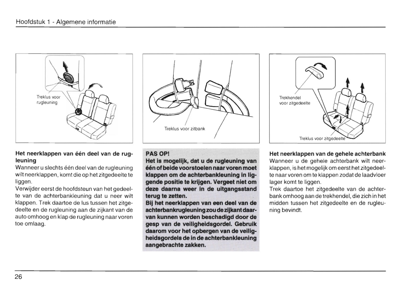 1999-2002 Daihatsu Gran Move Owner's Manual | Dutch