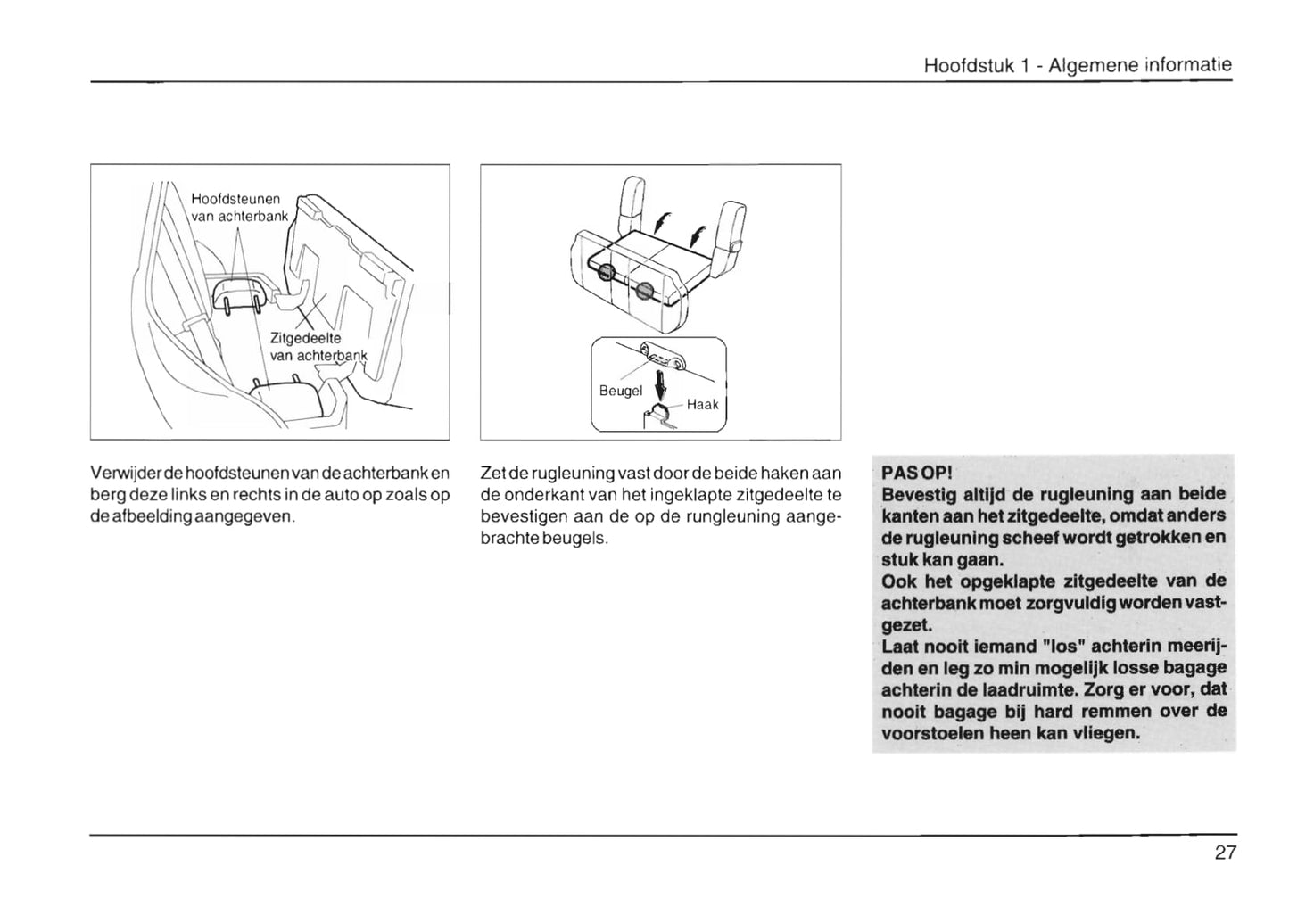 1999-2002 Daihatsu Gran Move Owner's Manual | Dutch