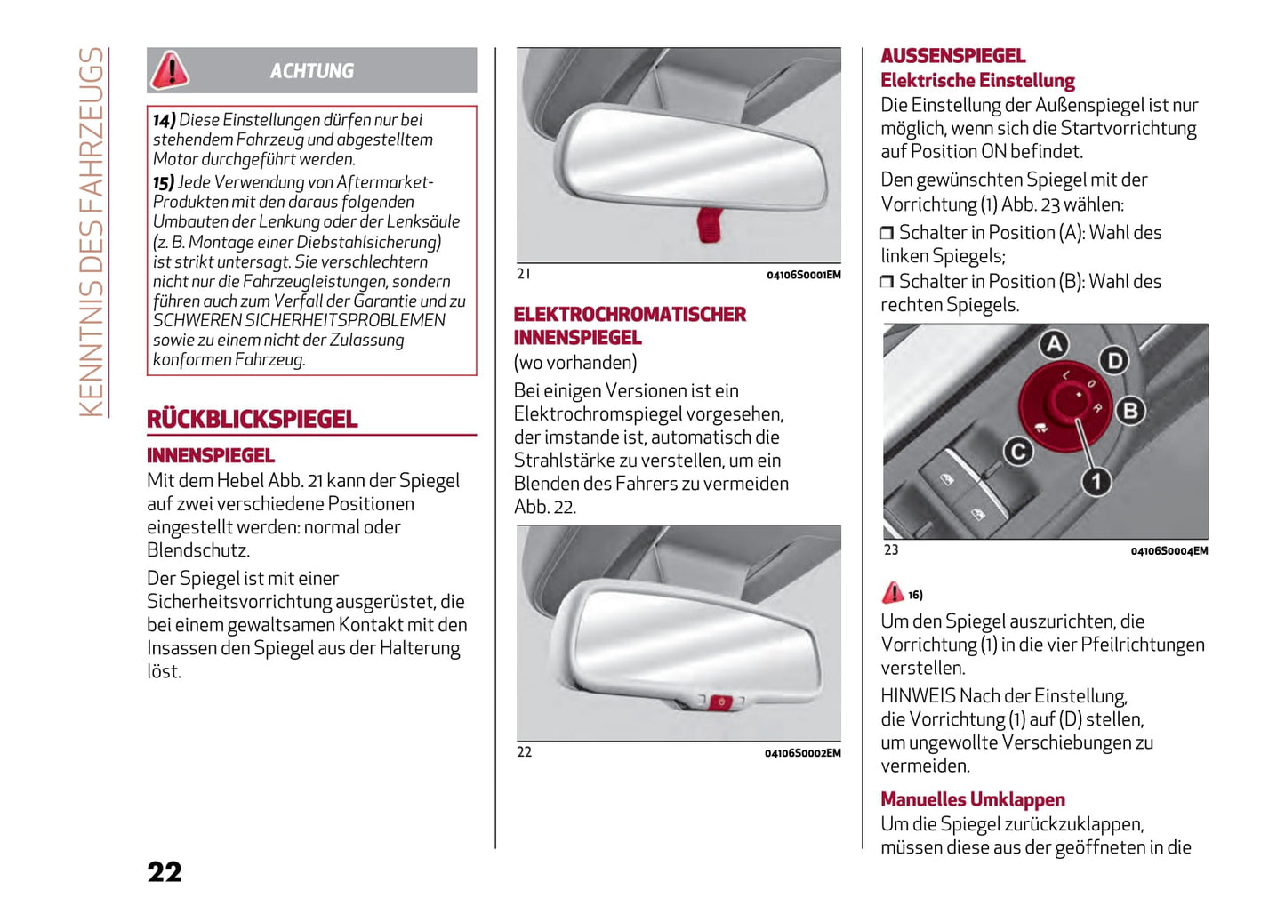 2021 Alfa Romeo Gulia Bedienungsanleitung | Deutsch