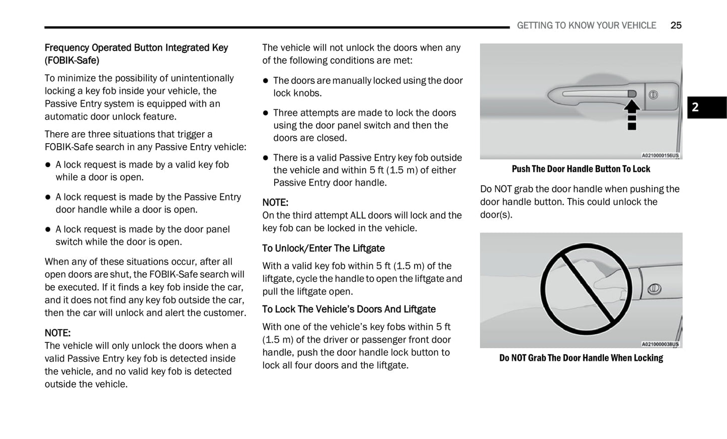 2021 Chrysler Voyager Bedienungsanleitung | Englisch