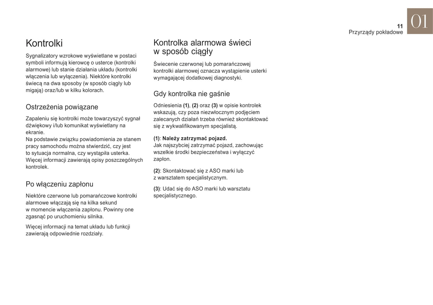 2019 DS Automobiles DS 3 Crossback Owner's Manual | Polish