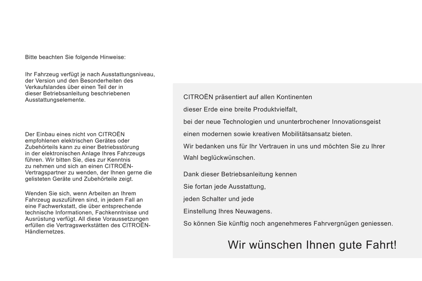2011-2012 Citroën Jumpy Owner's Manual | German